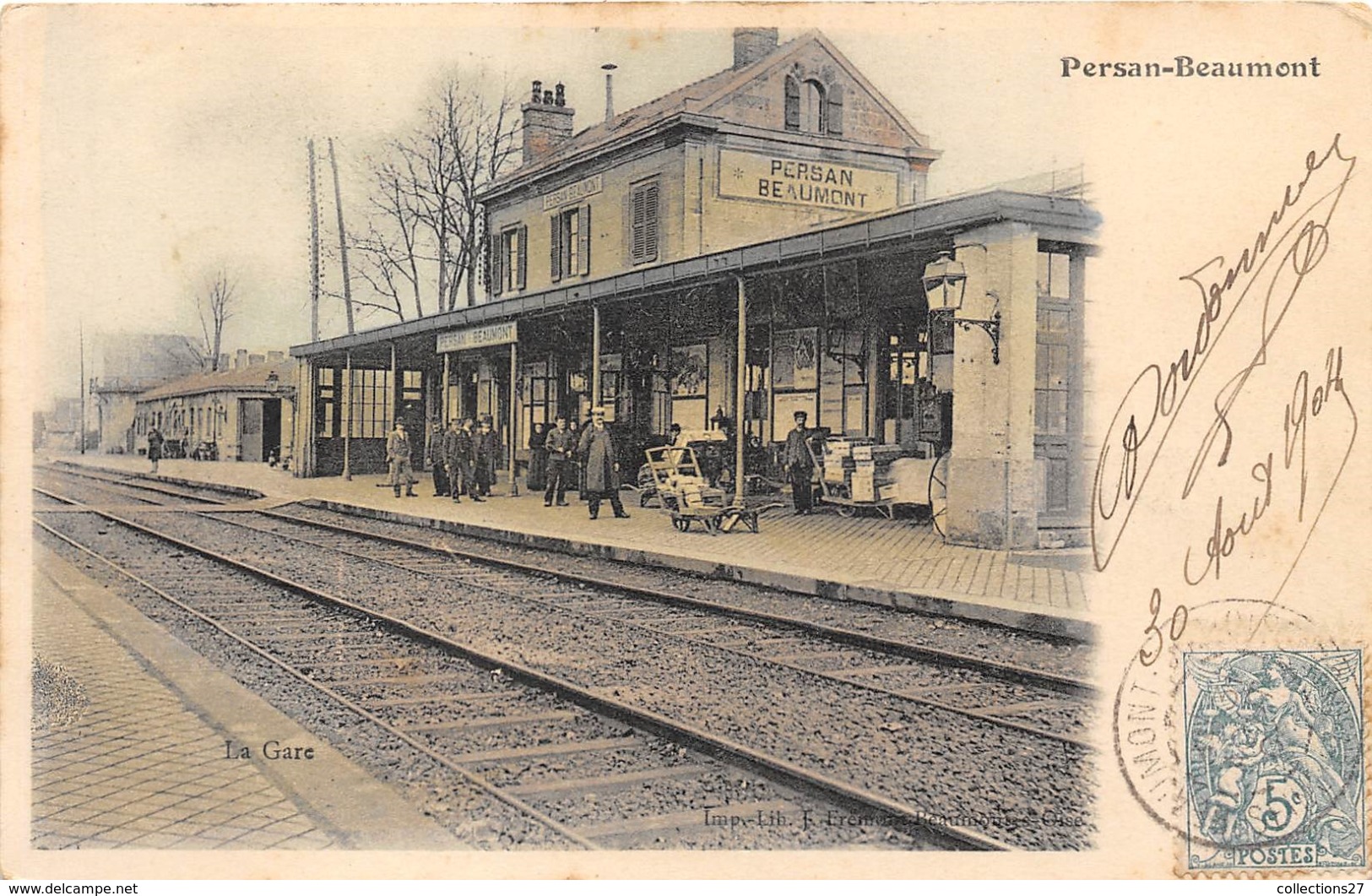 95-PERSAN-BEAUMONT- LA GARE - Persan