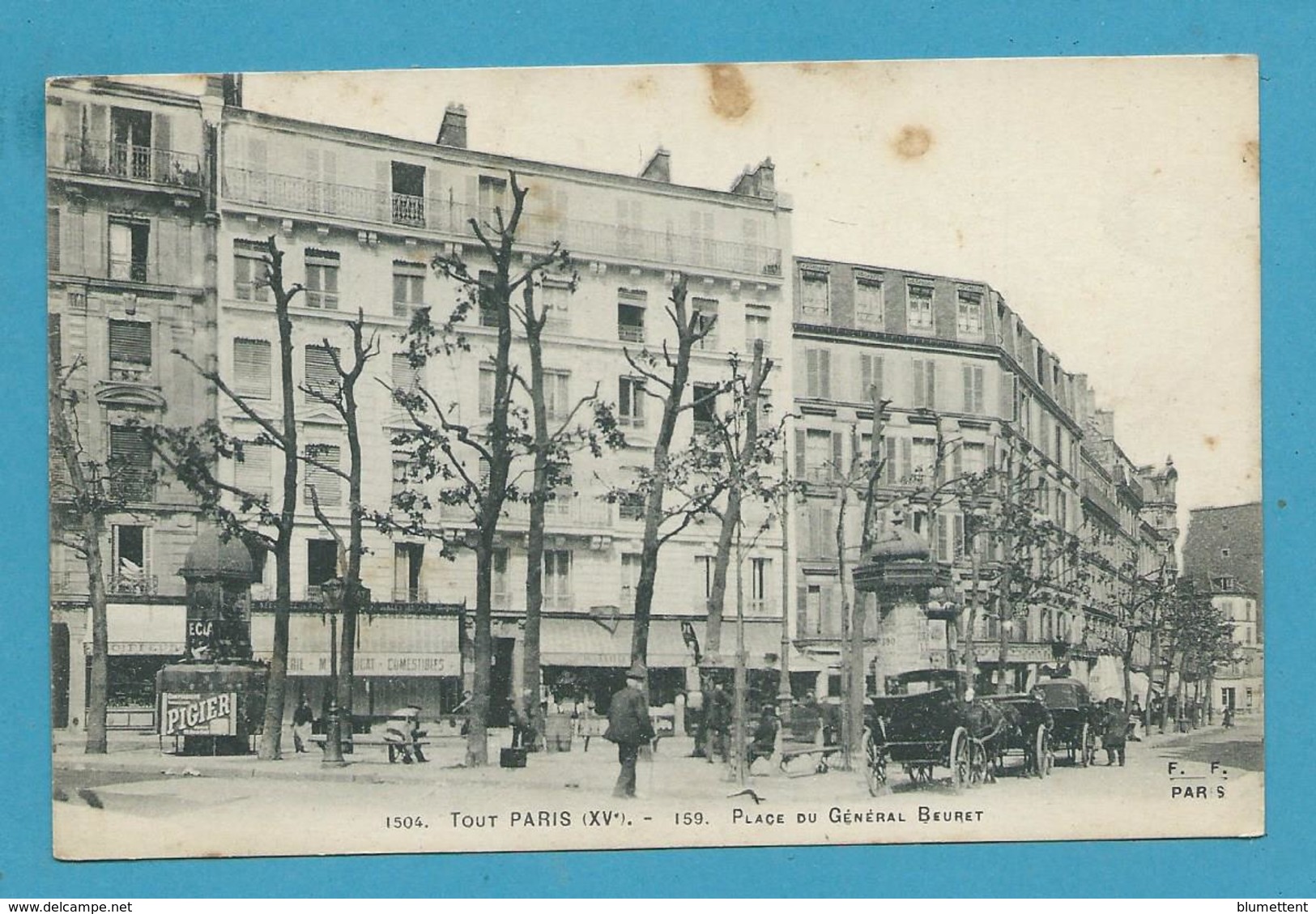 CPA 1504 TOUT PARIS - Place Du Général Beuret (XVème Arrt.) Coll. FLEURY - Distretto: 15