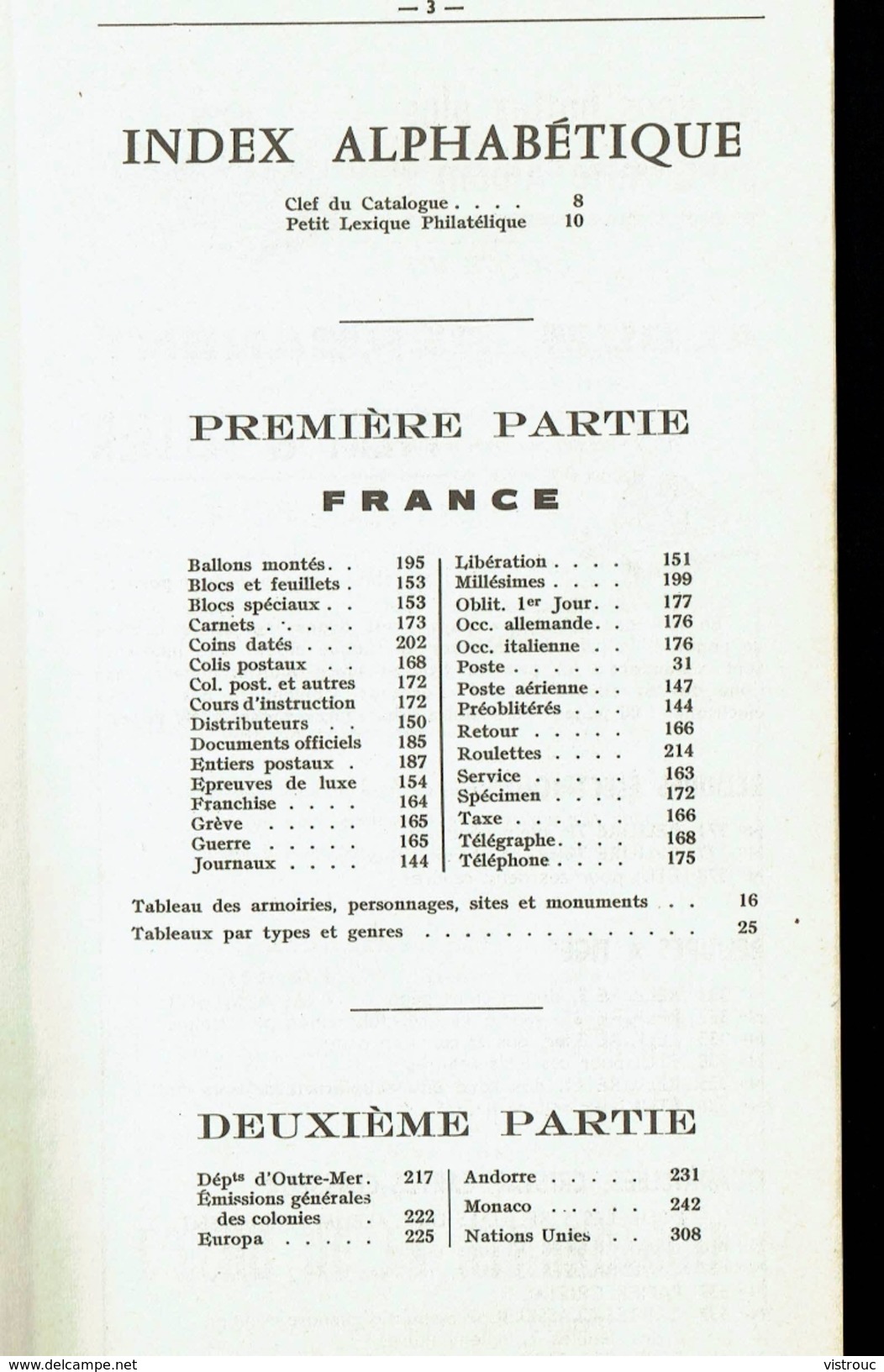 Catalogue Y. & T. - Edition 1982, Tome 1 - FRANCE, ANDORRE, EUROPA, MONACO, NATION-UNIES. - Frankrijk
