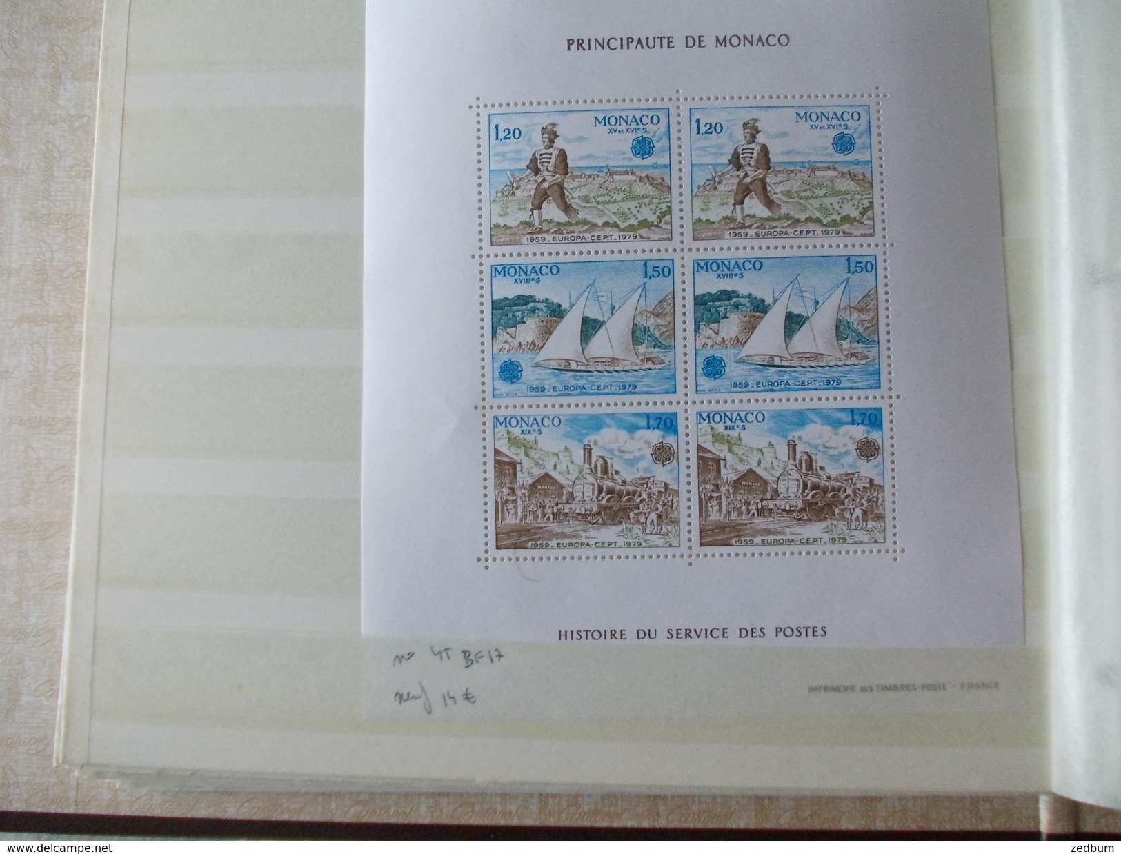 ALBUM 7 collection de timbres avec pour thème le chemin de fer train de tout pays valeur 286.40 &euro;