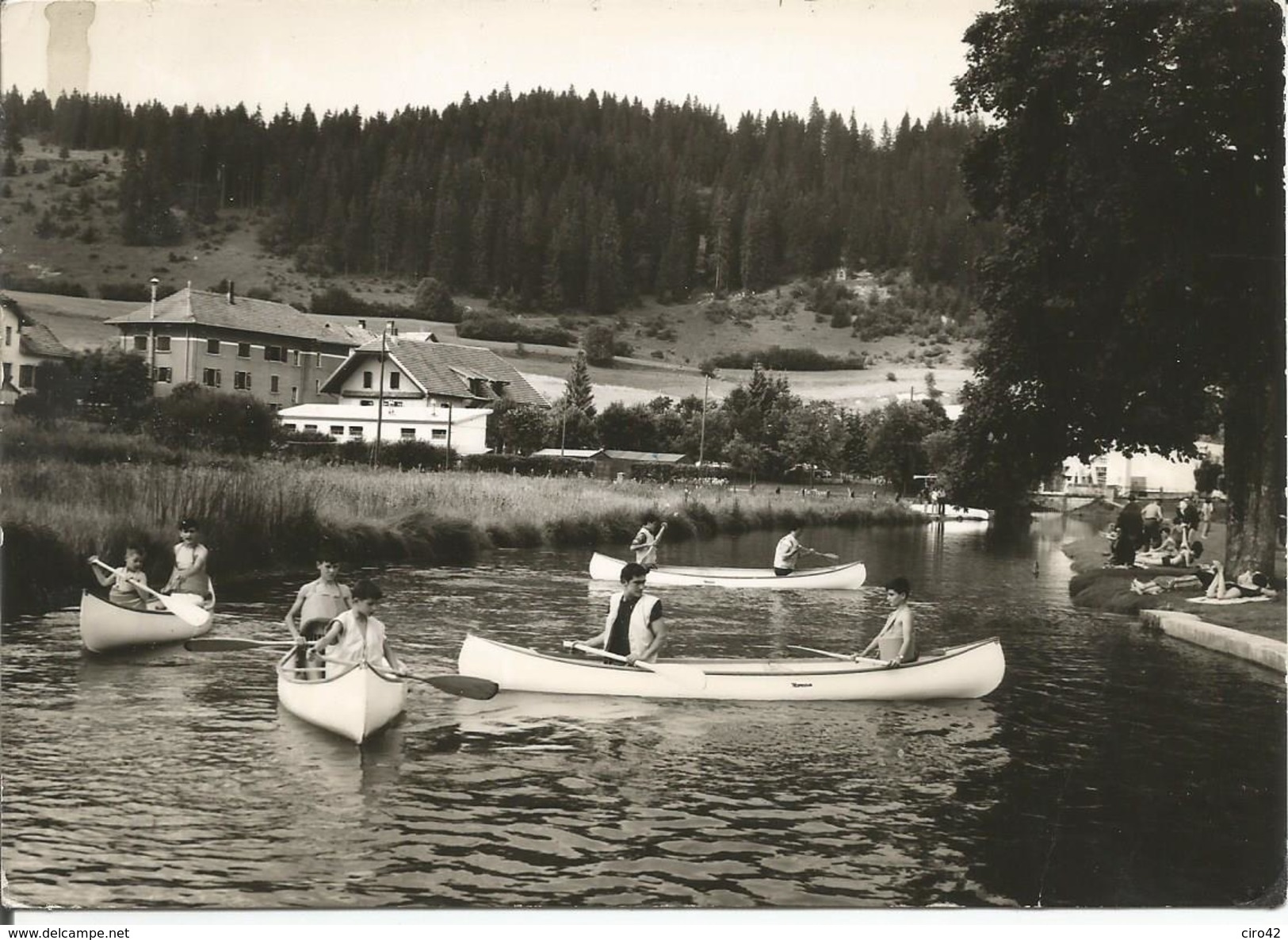 Oye Et Pallet  Colonie De Vacances S.N.C.F. Photo Stainacre Pontarlier ( état. Plis) - Autres & Non Classés