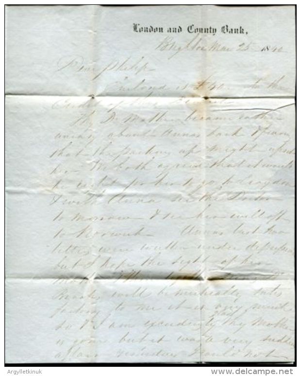 GREAT BRITAIN SUSSEX BRIGHTON LEWES 1840 PAID MARKS - ...-1840 Préphilatélie