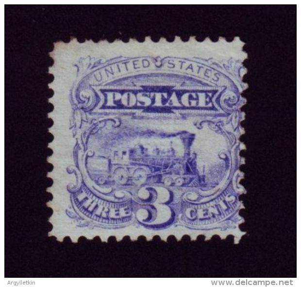 USA 1863 3c TRAIN/LOCOMOTIVE UNUSED - Unused Stamps