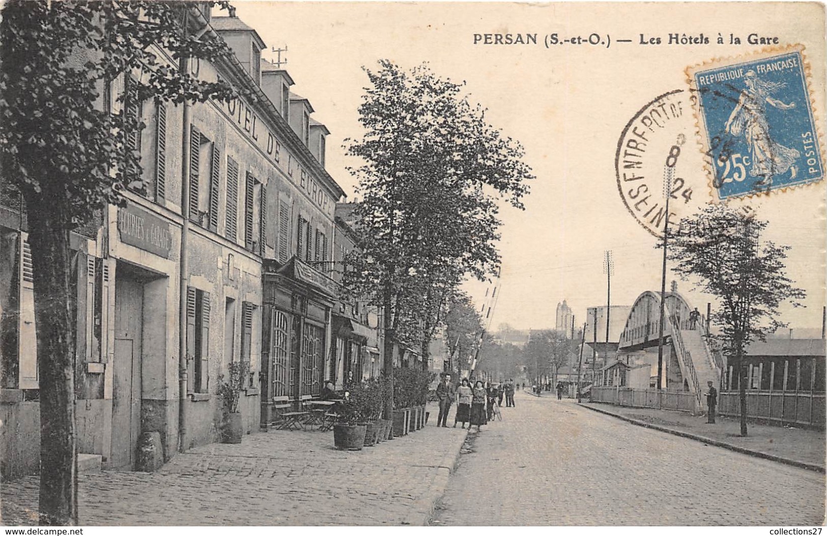 95-PERSAN- LES HÔTELS DE LA GARE - Persan