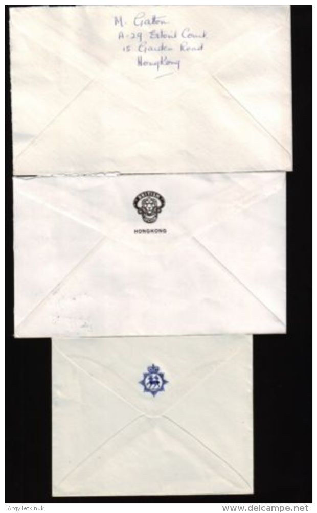 HONG KONG QE2 POSTMARKS - Lettres & Documents
