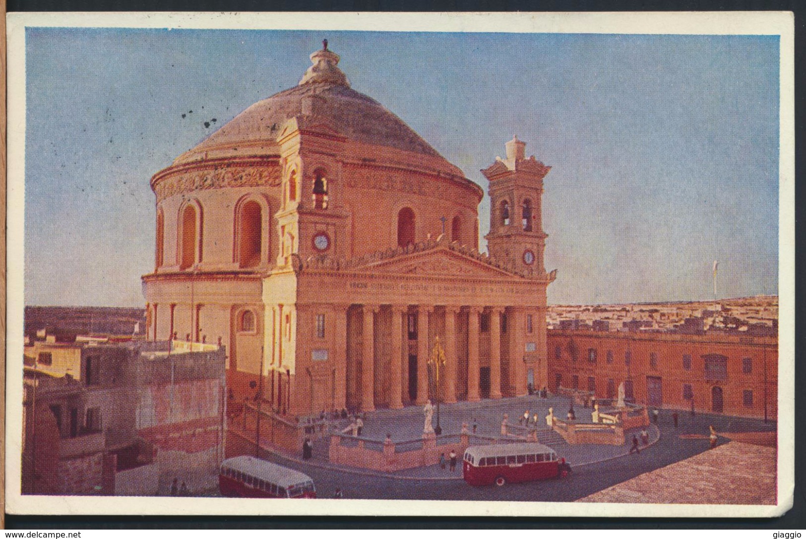 °°° 4629 - GREETINGS FROM THE ISLAND OF MALTA MOSTA CHURCH - 1960 °°° - Malte