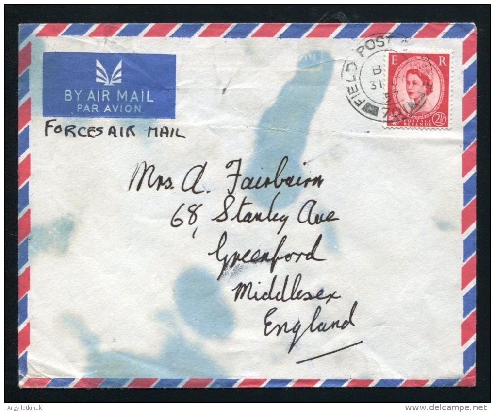 HONG KONG BRITISH FORCES P.O.QE2 - Storia Postale