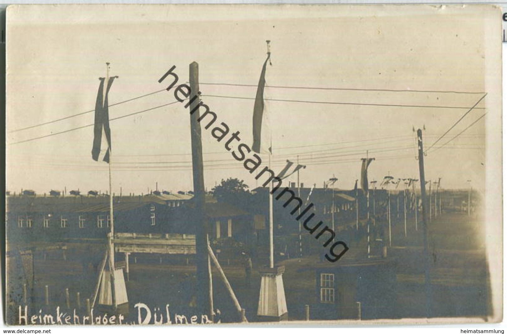 Dülmen - Heimkehrlager - Foto-Ansichtskarte - Dülmen