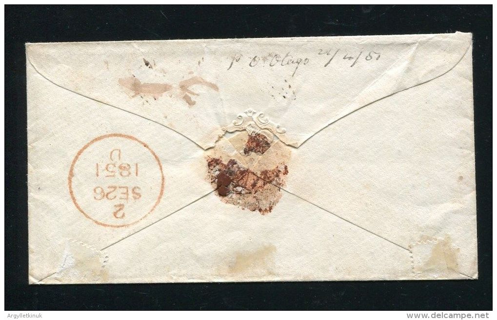 NEW ZEALAND OTAGO 1851 RARE MANUSCRIPT DUBLIN IRELAND - ...-1855 Prephilately