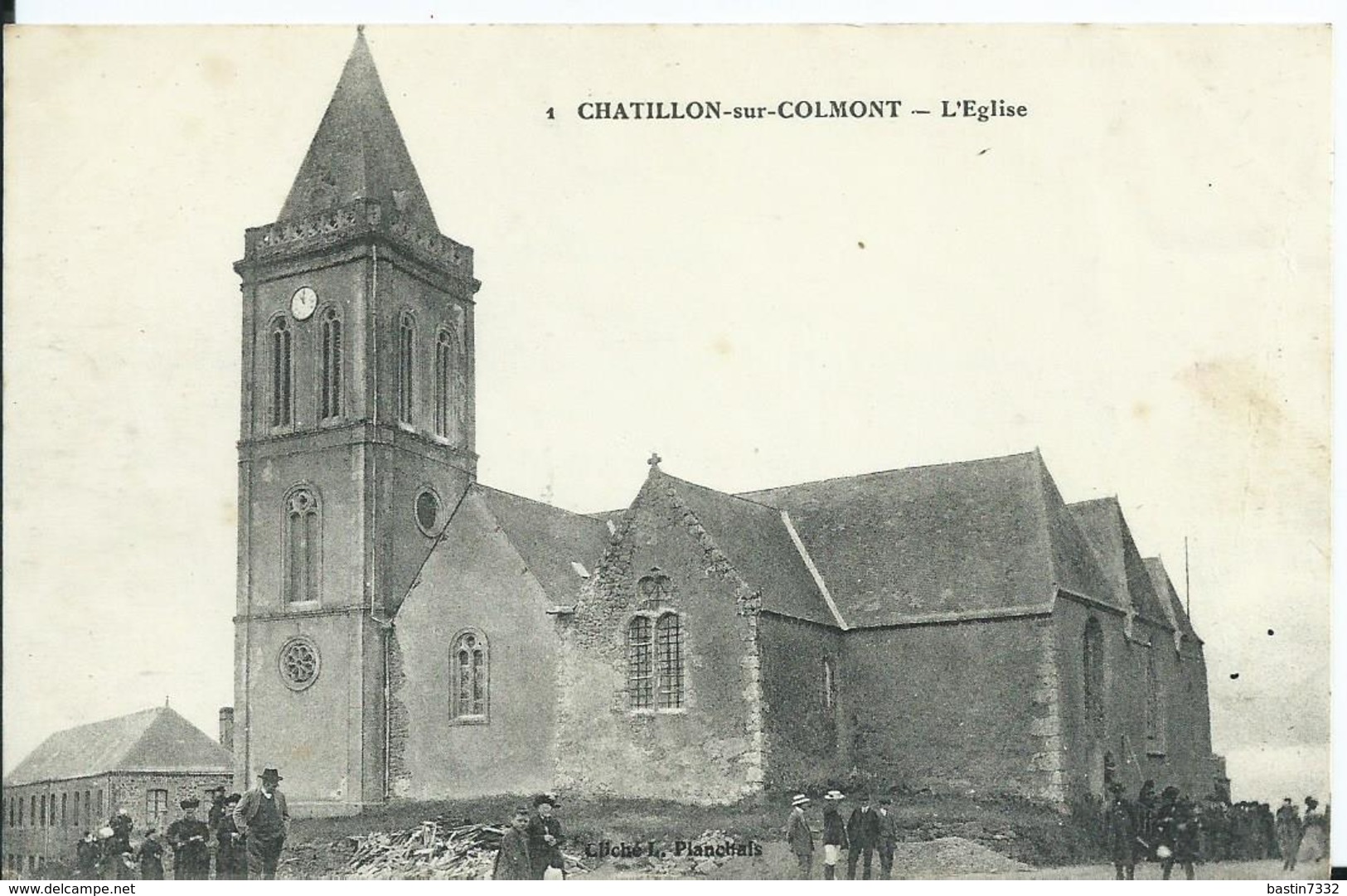 Chatillon Sur Colmont,L'Eglise 1912 - Mayenne