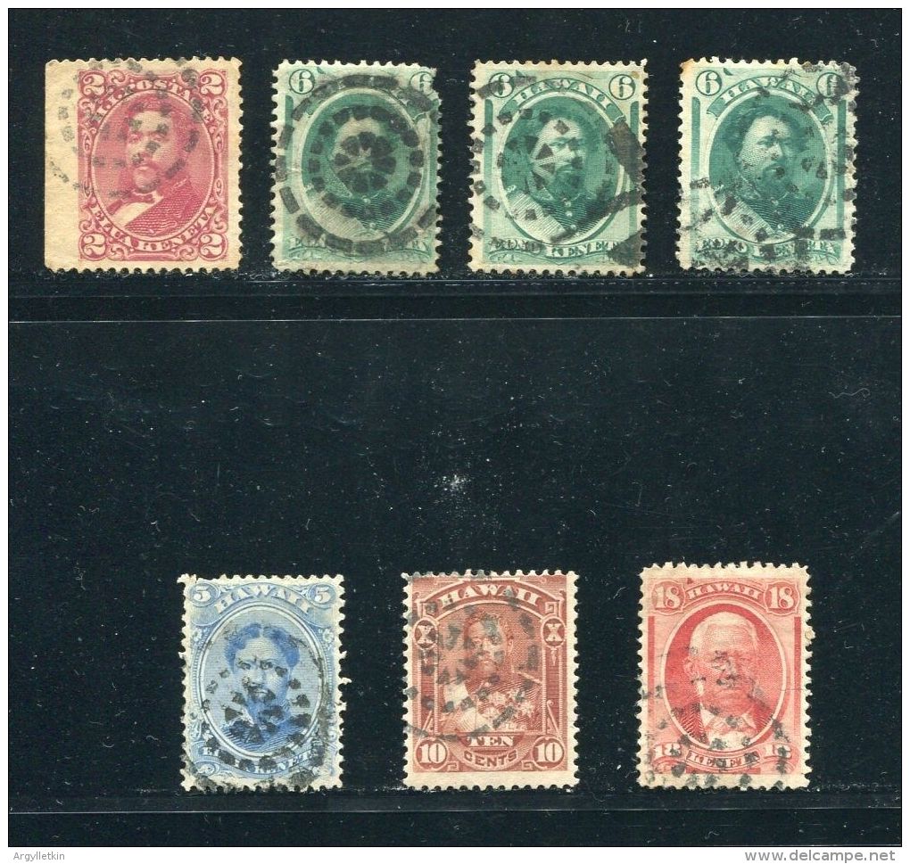 HAWAII RING POSTMARKS - Hawaï