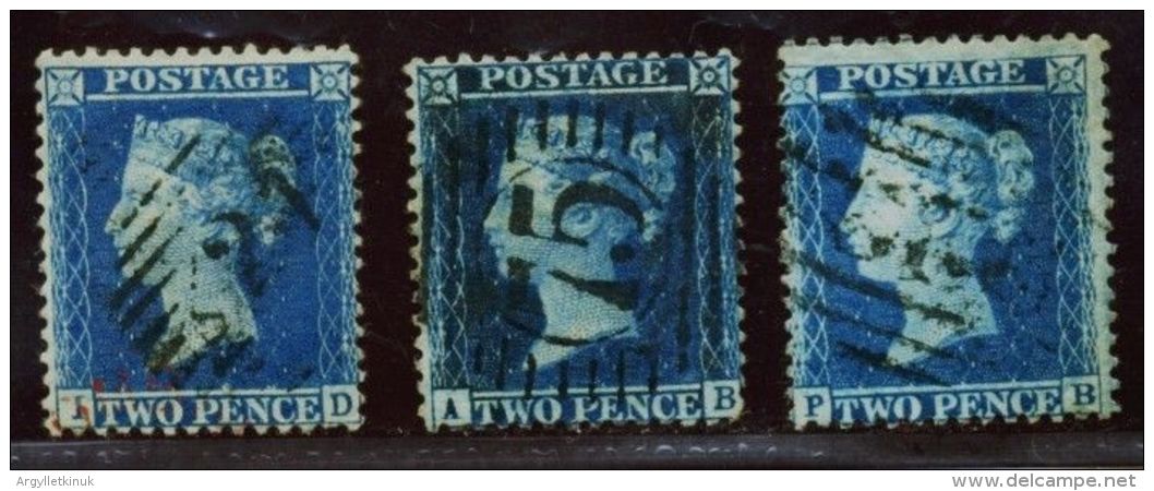 GB 1855 2d LC 14 PLATE 5 - Used Stamps