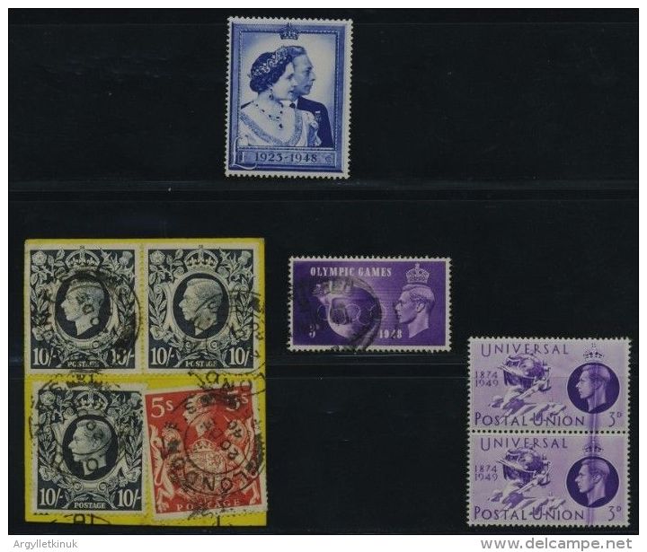 GB KGV1 1939-49 GROUP - Used Stamps