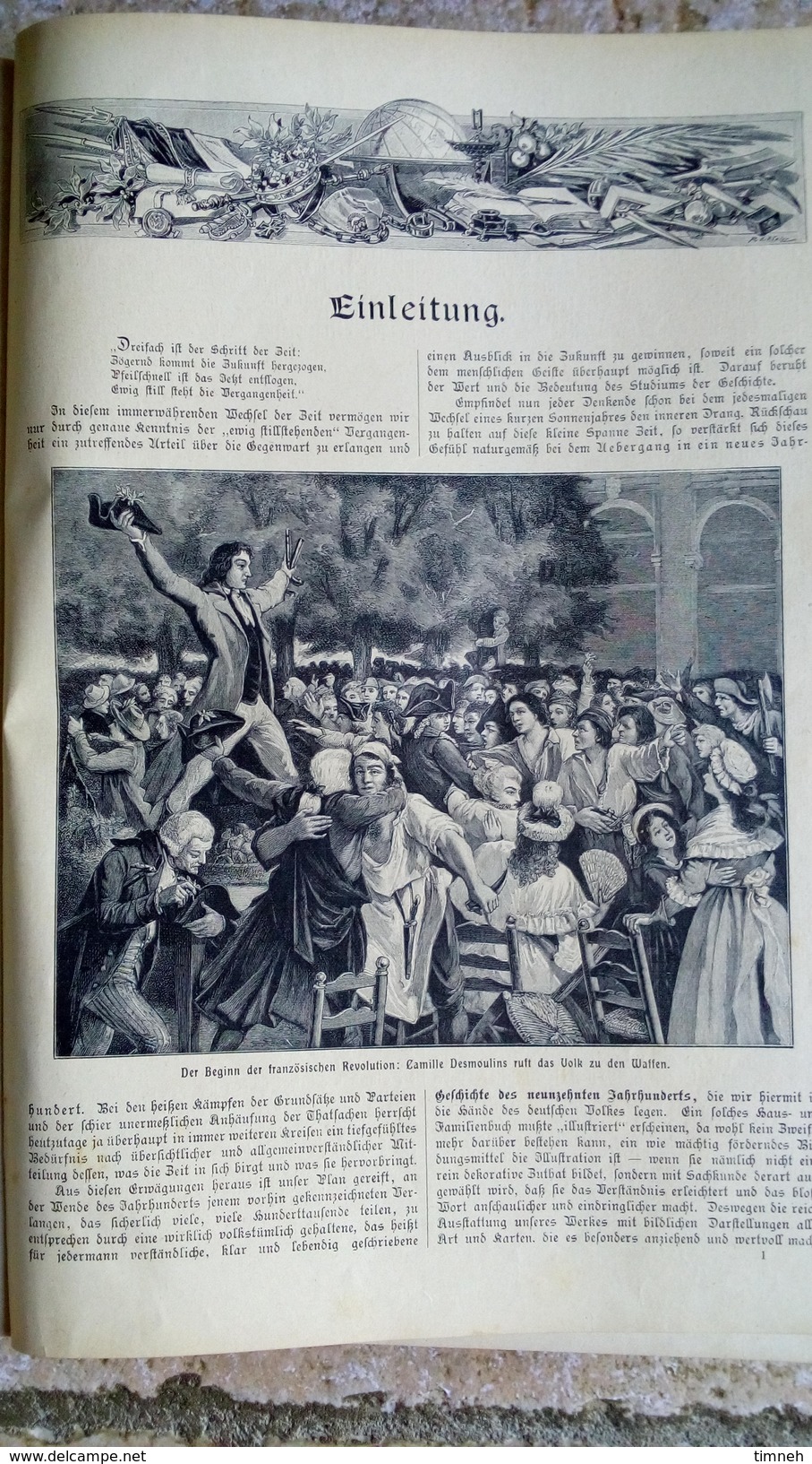 Illustrierte Geschichte des Neuzehnten Jahrhunderts 1890 ALT DEUTSCH - Union Deutsche Verlagsgesellschaft