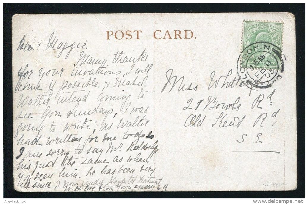 GREAT BRITAIN TELEGRAPH MESSENGERS CHRISTIAN BOY CHRISTMAS 1904 - Postmark Collection