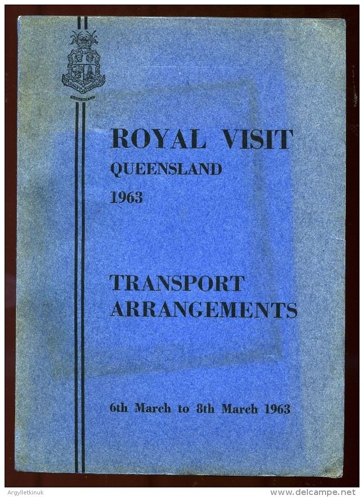 HM QUEEN  ELIZABETH ROYAL VISIT QUEENSLAND 1963 CRICKET - Cultural