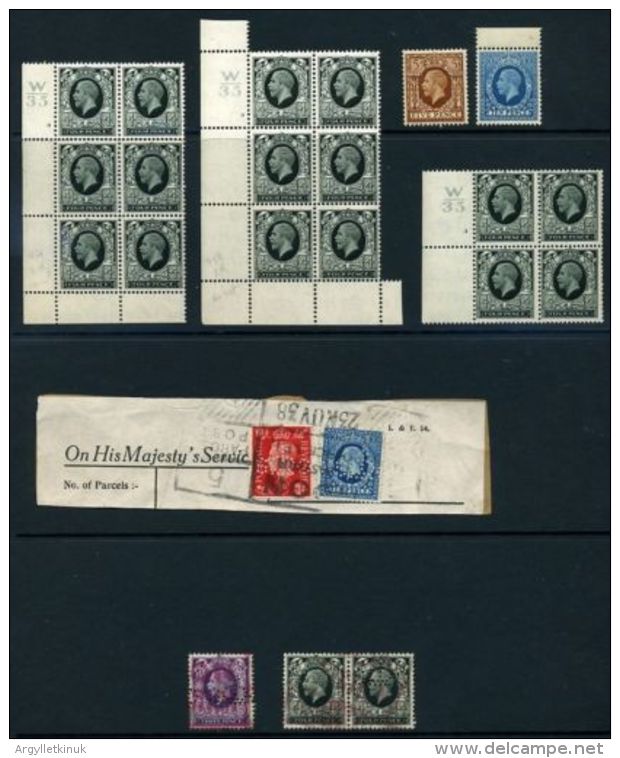 GREAT BRITAIN KGV 1934-36 SELECTION - Neufs