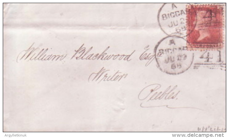 GB 1868 RAILWAY COVER - Lettres & Documents