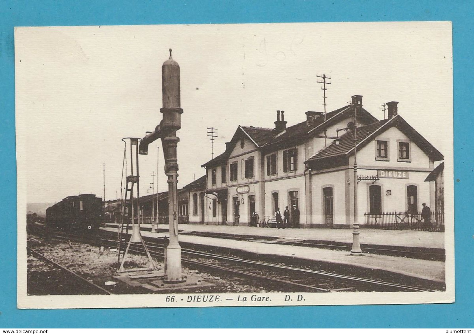 CPSM 66 - Chemin De Fer Train La Gare DIEUZE 57 - Dieuze