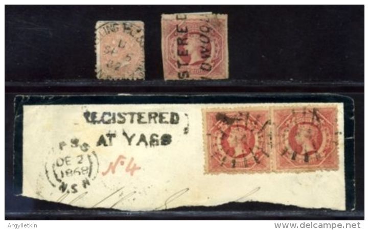 NEW SOUTH WALES POSTMARKS 1868 - Gebruikt