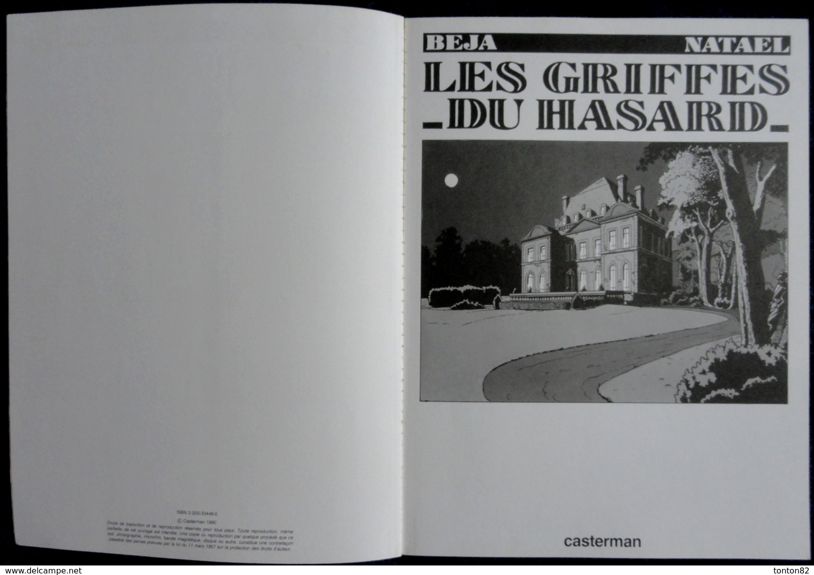 Beja - Natael - Les Griffes Du Hasard - Casterman / Les Romans ( A Suivre ) - (1983) . - Jonas Fink