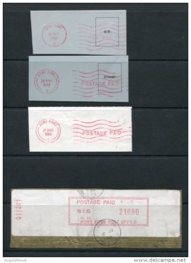 HONG KONG METER POSTMARKS 1951/1985 - Sonstige & Ohne Zuordnung