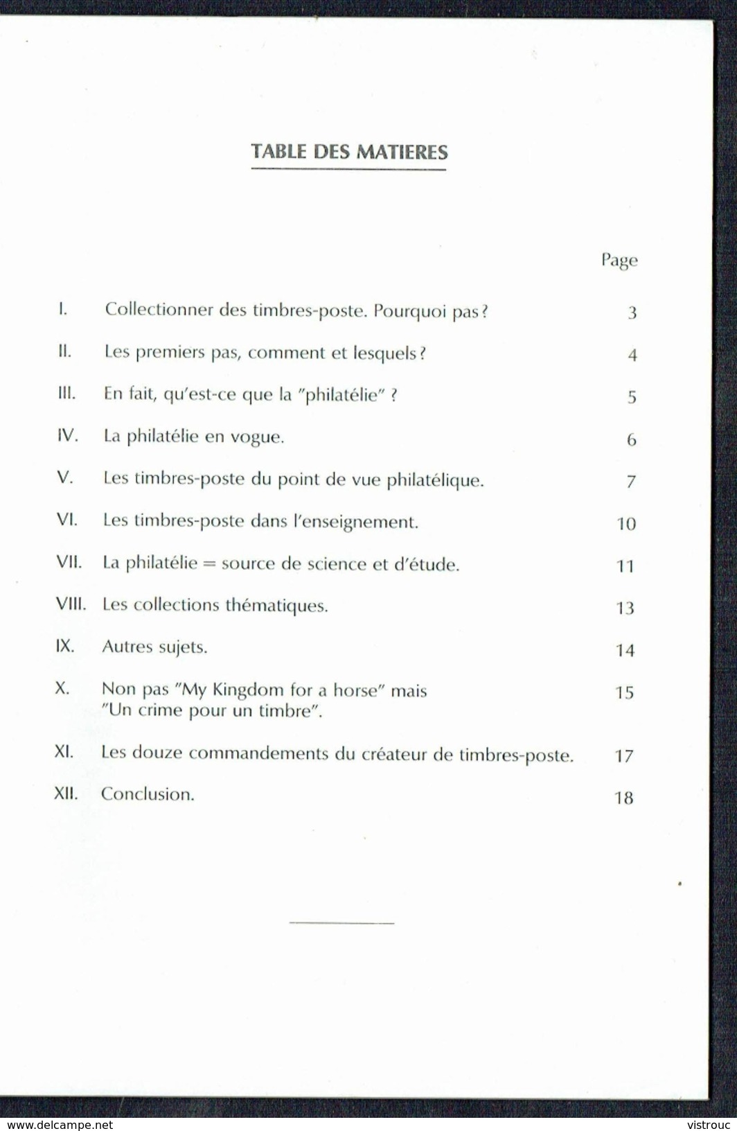 " Collectionner Les Timbres-postes " (1) - Document émis Par Les Postes Belges - Table Des Matières En Scan 2. - Andere & Zonder Classificatie