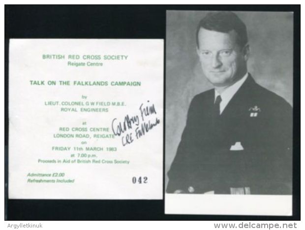 FALKLANDS CAMPAIGN 1982 ROYAL ENGINEERS BRITISH RED CROSS - Other & Unclassified