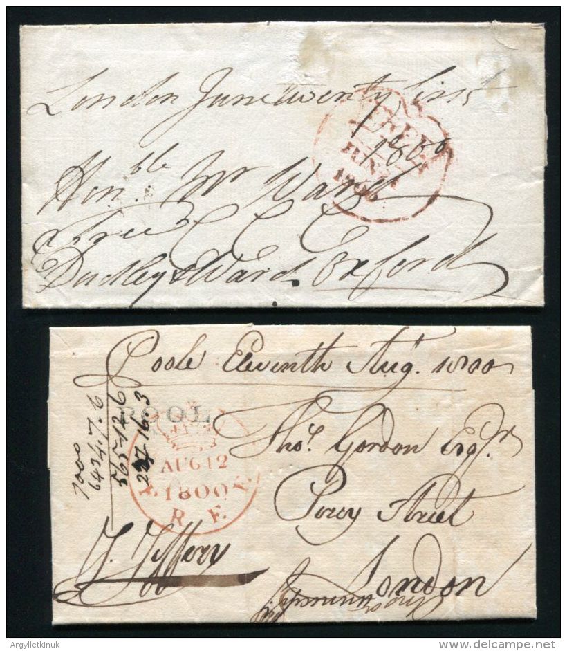 GB 1800 FREE FRANKS LONDON - ...-1840 Prephilately