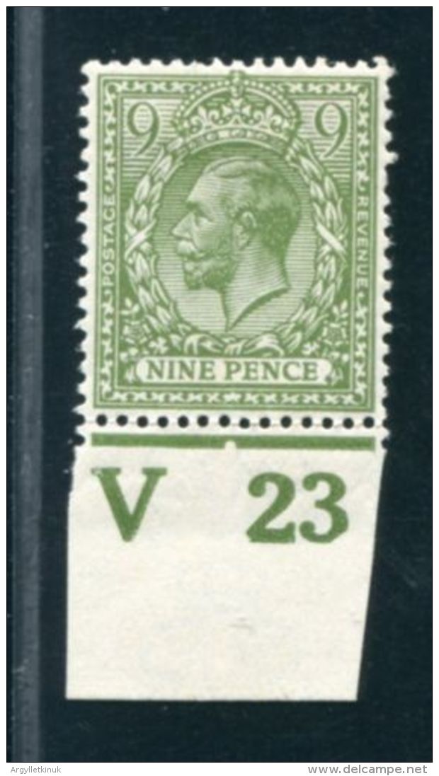 GB KG5 9D CONTROL SINGLE - Unused Stamps