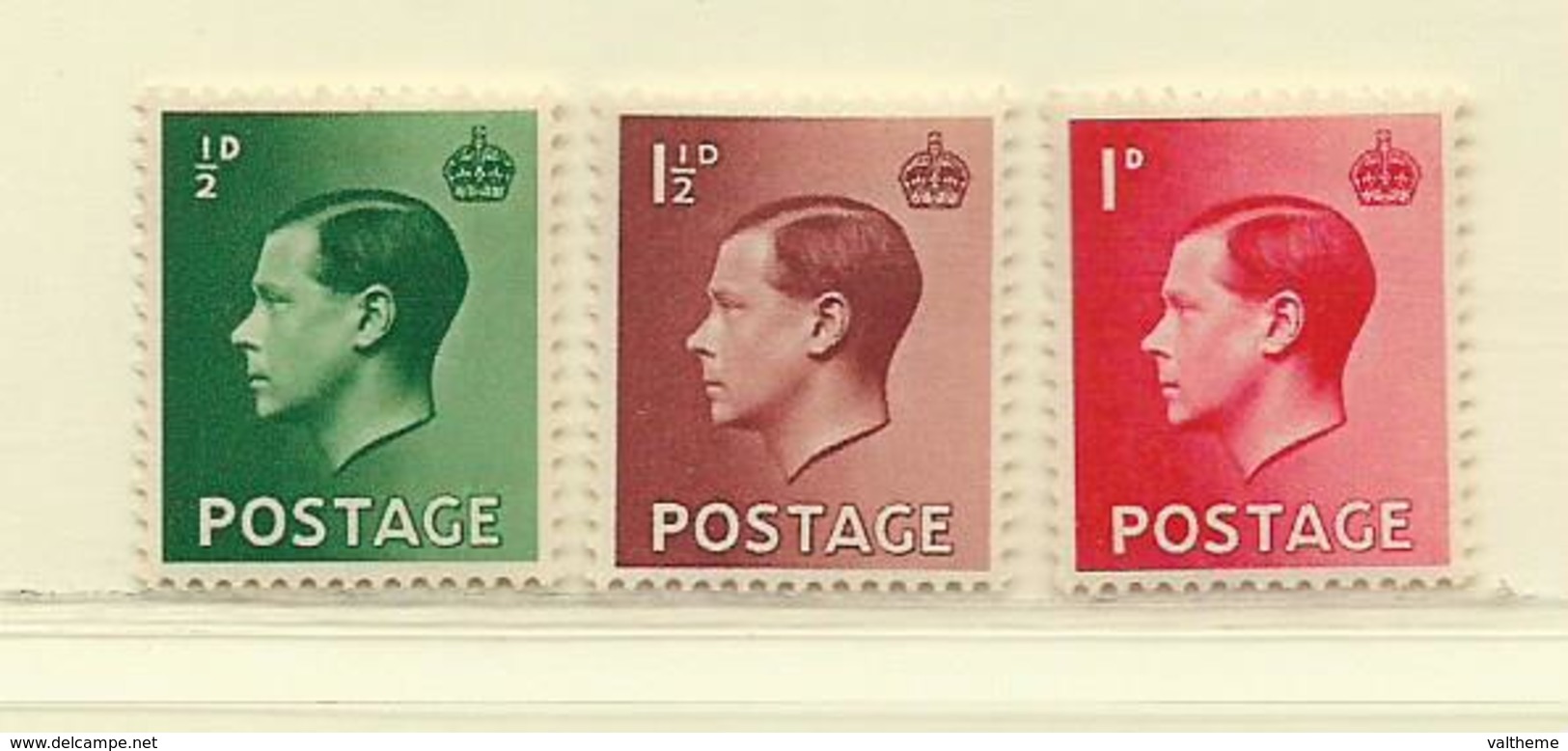 GRANDE BRETAGNE  ( EUGDB - 67 )   1936  N° YVERT ET TELLIER   N° 205/207   N** - Unused Stamps