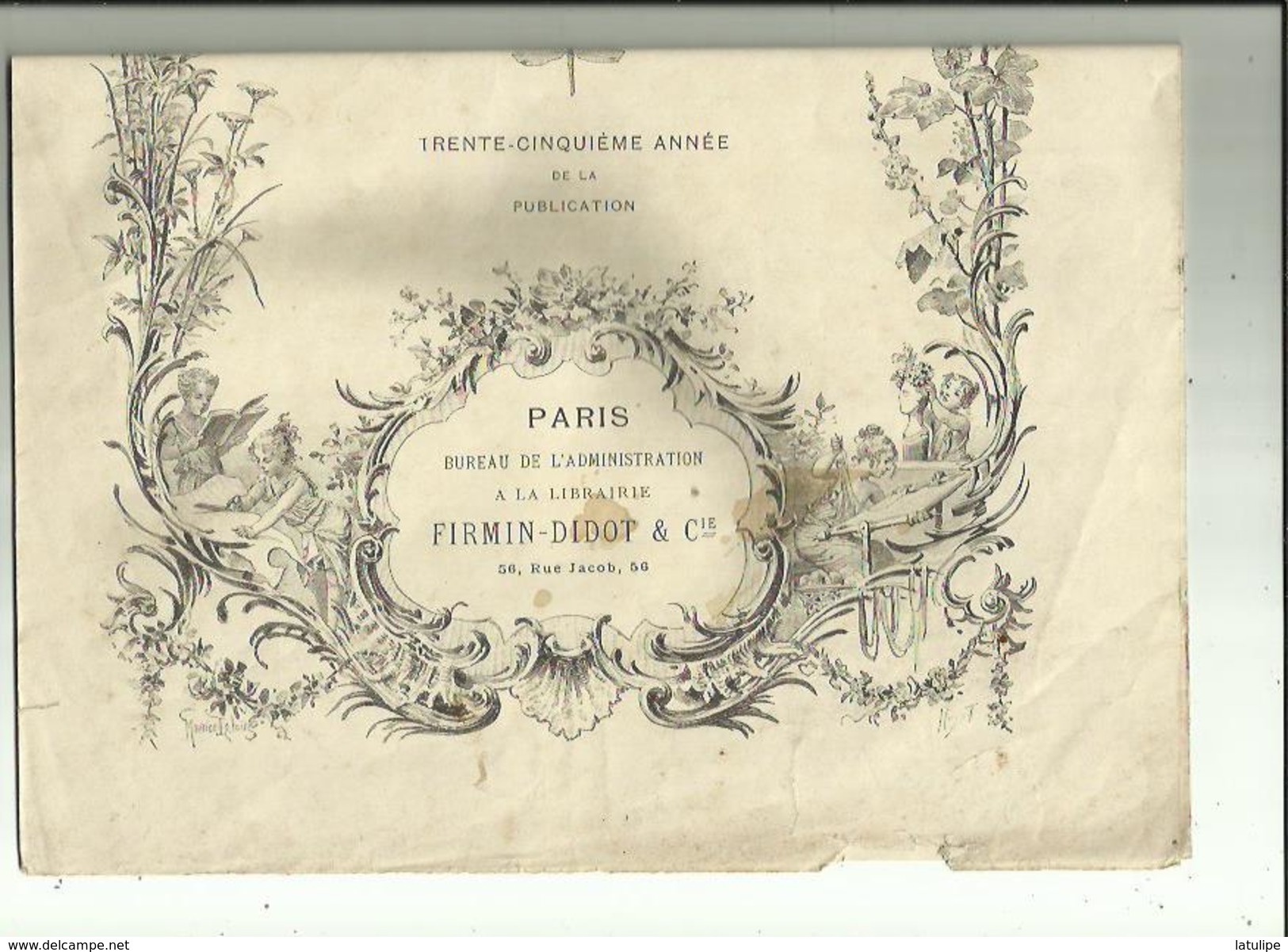 Journal De Famille-Mode-Illustrée(Table Des Matières)  35em Année Librairie FIRMIN -DIDOT & Cie A Paris Et  Mesnil -Eure - Haute Couture