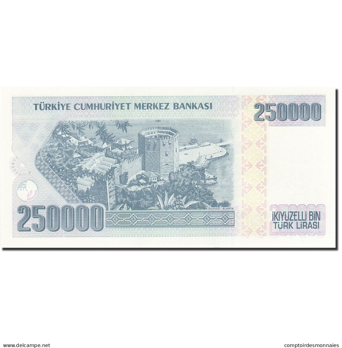 Billet, Turquie, 250,000 Lira, 1984-1997, 1992, KM:207, NEUF - Turquie