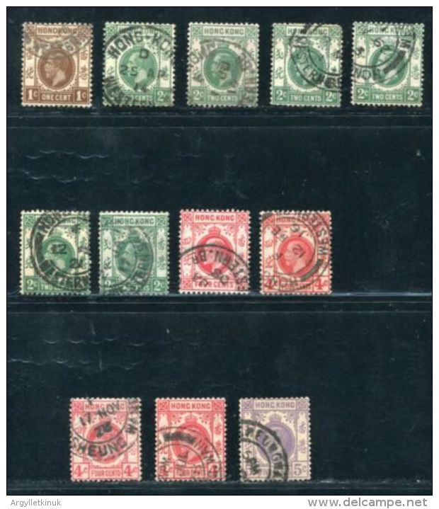 HONG KONG POSTMARKS WESTERN BRANCH AND SHEUNG WAN - Other & Unclassified