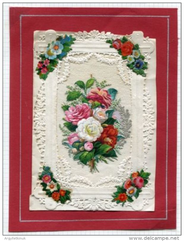 VALENTINE CARD PEONIES FLOWERS - Unclassified
