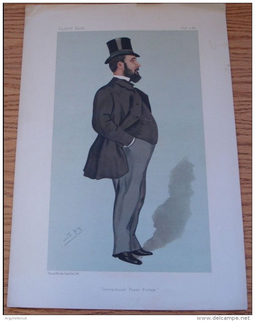 GB POSTMASTER GENERALS 1869-1892 Ex VANITY FAIR - History