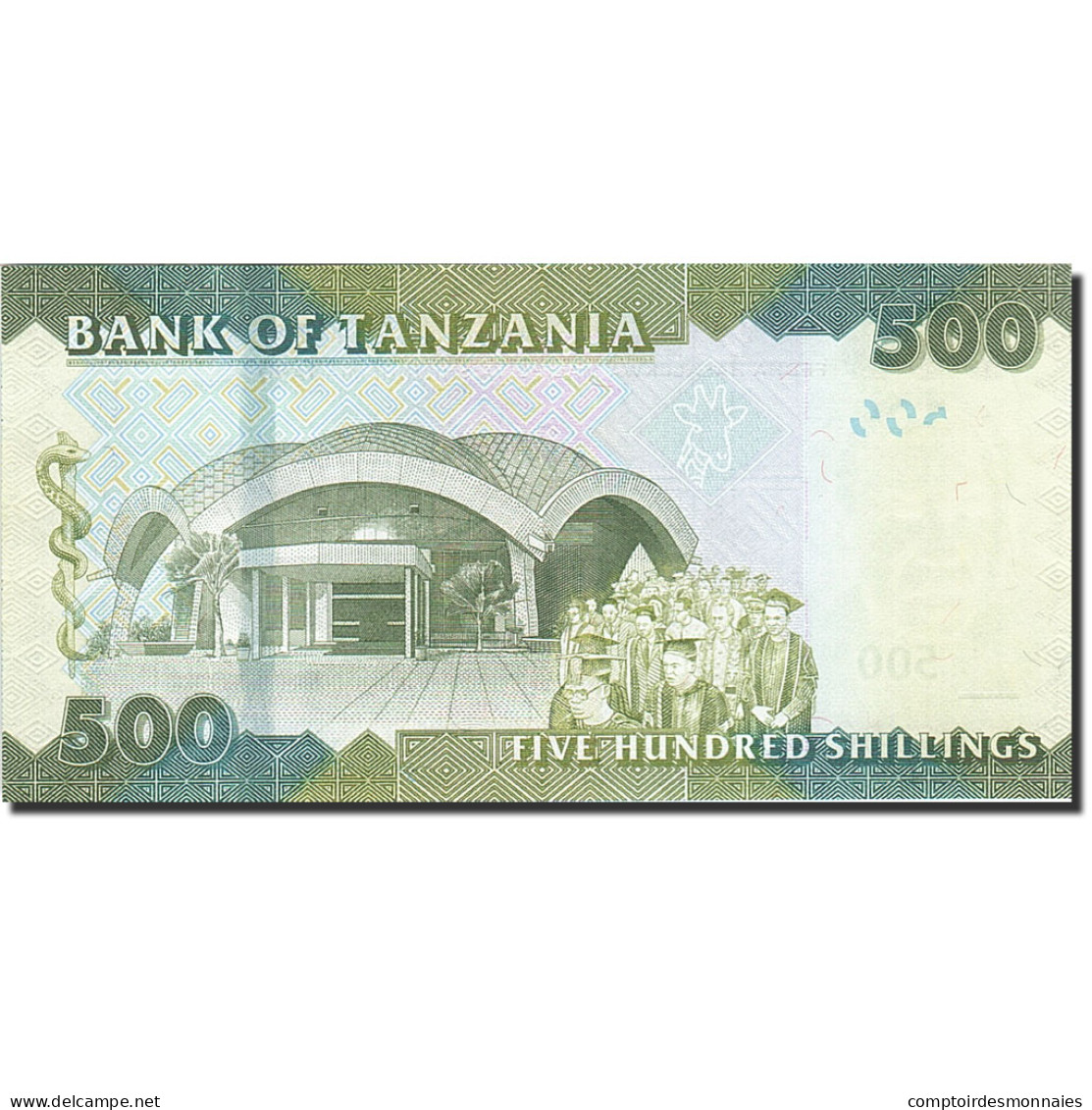 Billet, Tanzania, 500 Shilingi, 2010, Undated (2010), KM:40, NEUF - Tansania