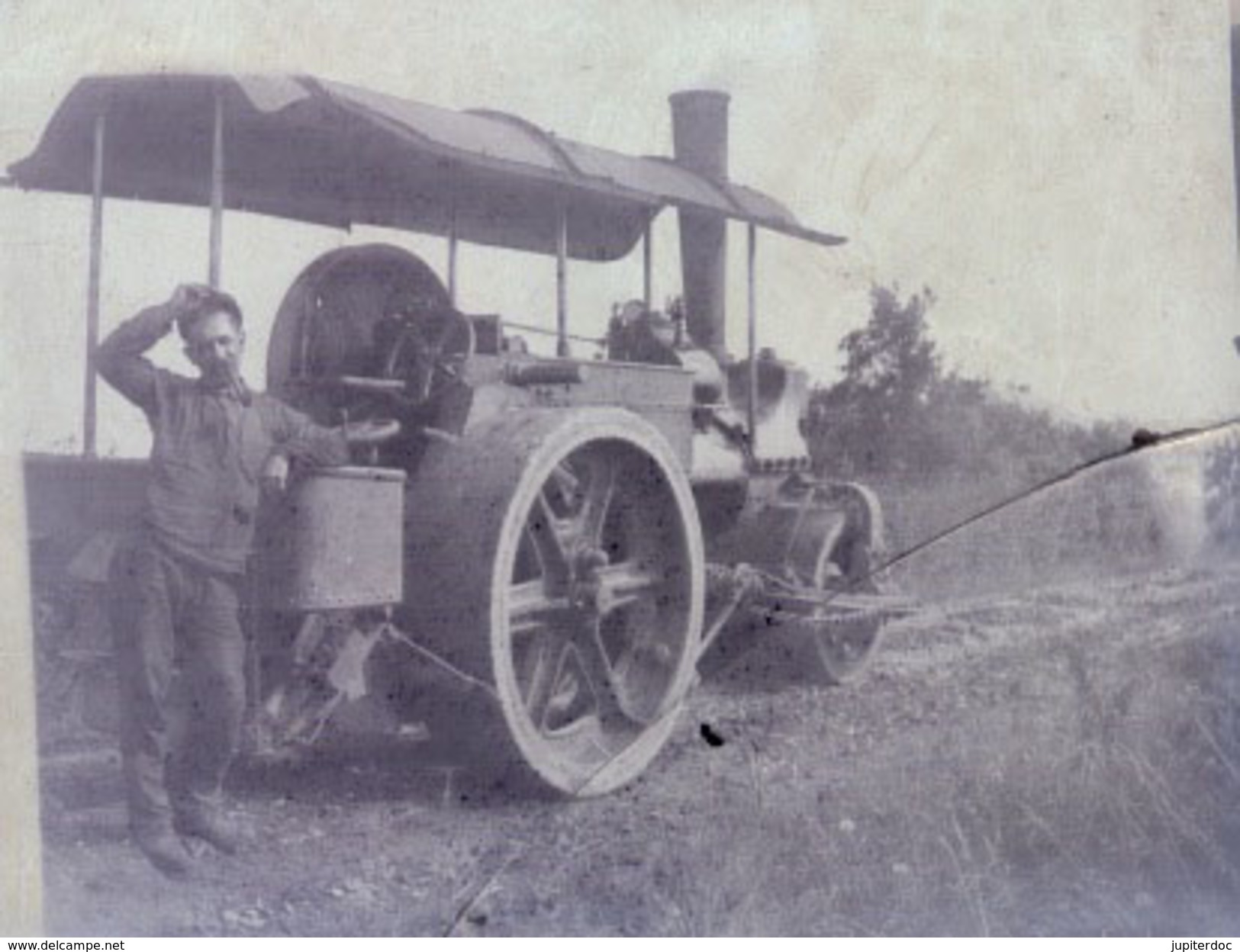 La Taillette (Rocroi, Ardennes) Rouleau Sur La Route De Rocroi /2/ - Diapositivas De Vidrio