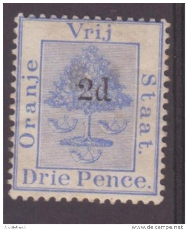 ORANGE FREE STATE 1888 OVERPRINT - Orange Free State (1868-1909)