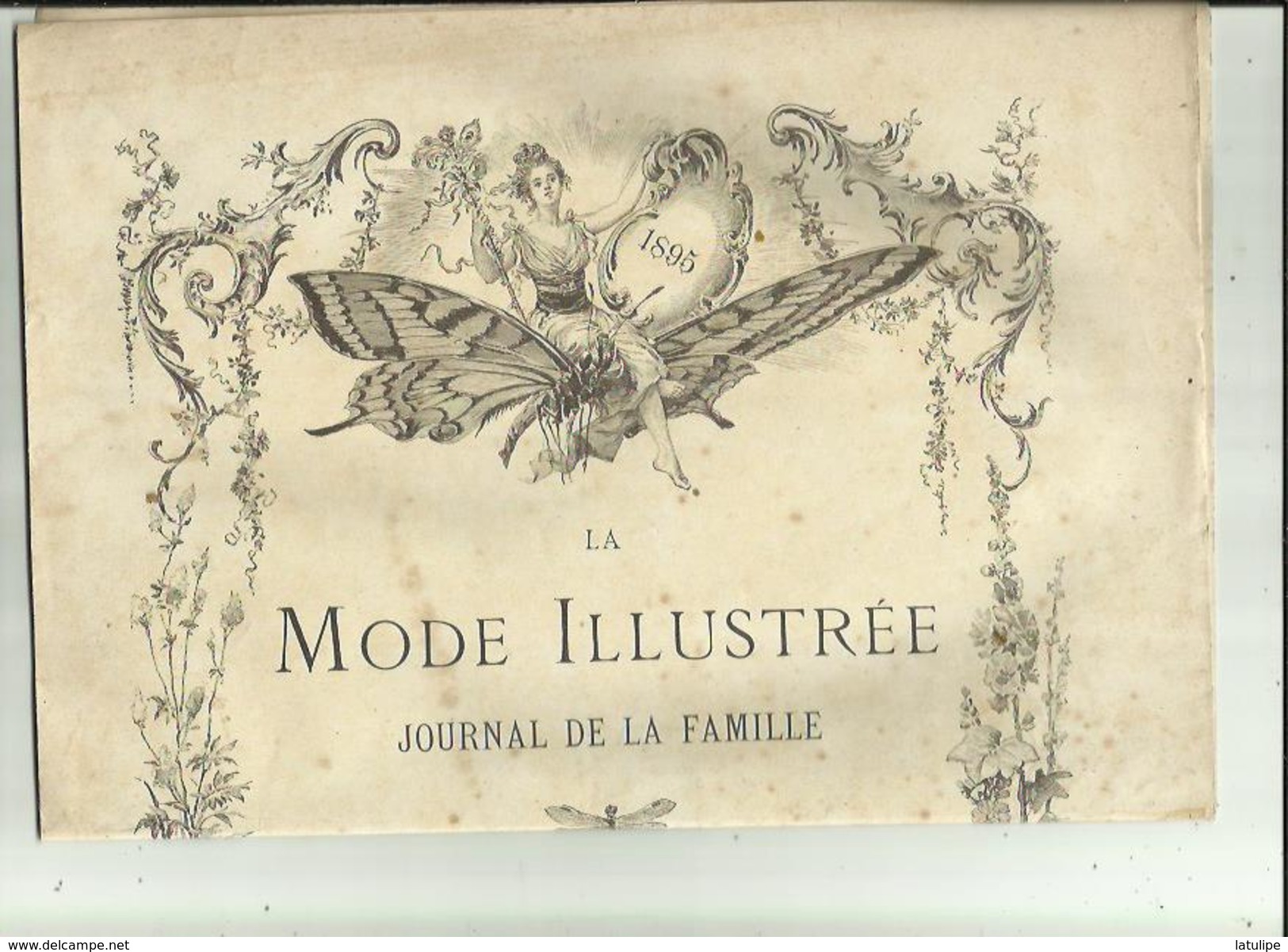 Journal De Famille-Mode-Illustrée(Table Des Matières)  36em Année Librairie FIRMIN -DIDOT & Cie A Paris Et  Mesnil -Eure - Haute Couture