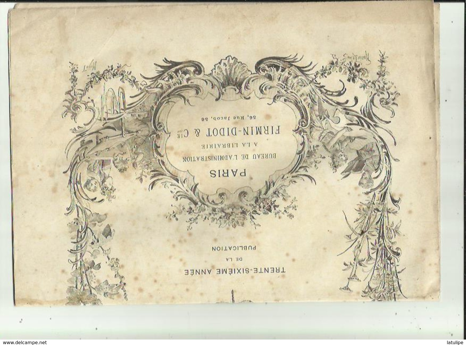 Journal De Famille-Mode-Illustrée(Table Des Matières)  36em Année Librairie FIRMIN -DIDOT & Cie A Paris Et  Mesnil -Eure - Haute Couture