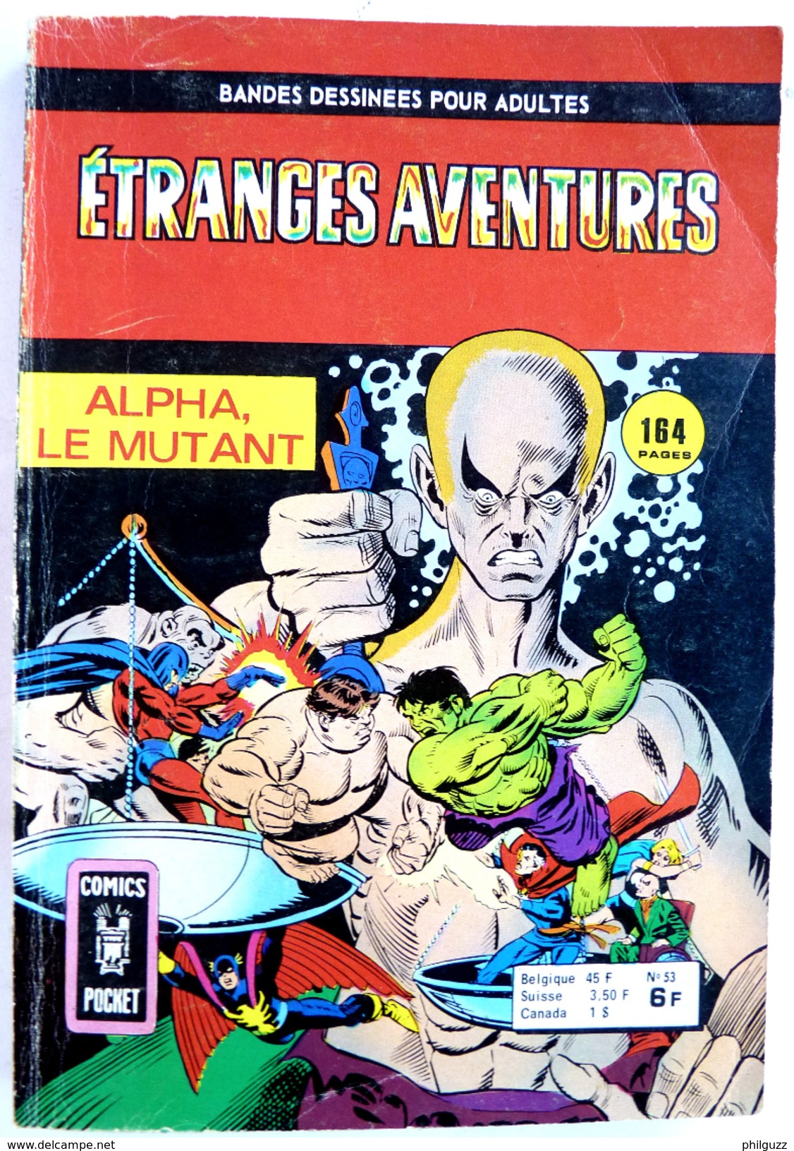 PETIT FORMAT ETRANGES AVENTURES 53 AREDIT - Etrange Aventure