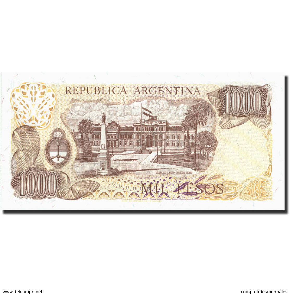 Billet, Argentine, 1000 Pesos, Undated (1977-83), Undated (1977-1983), KM:304b - Argentine