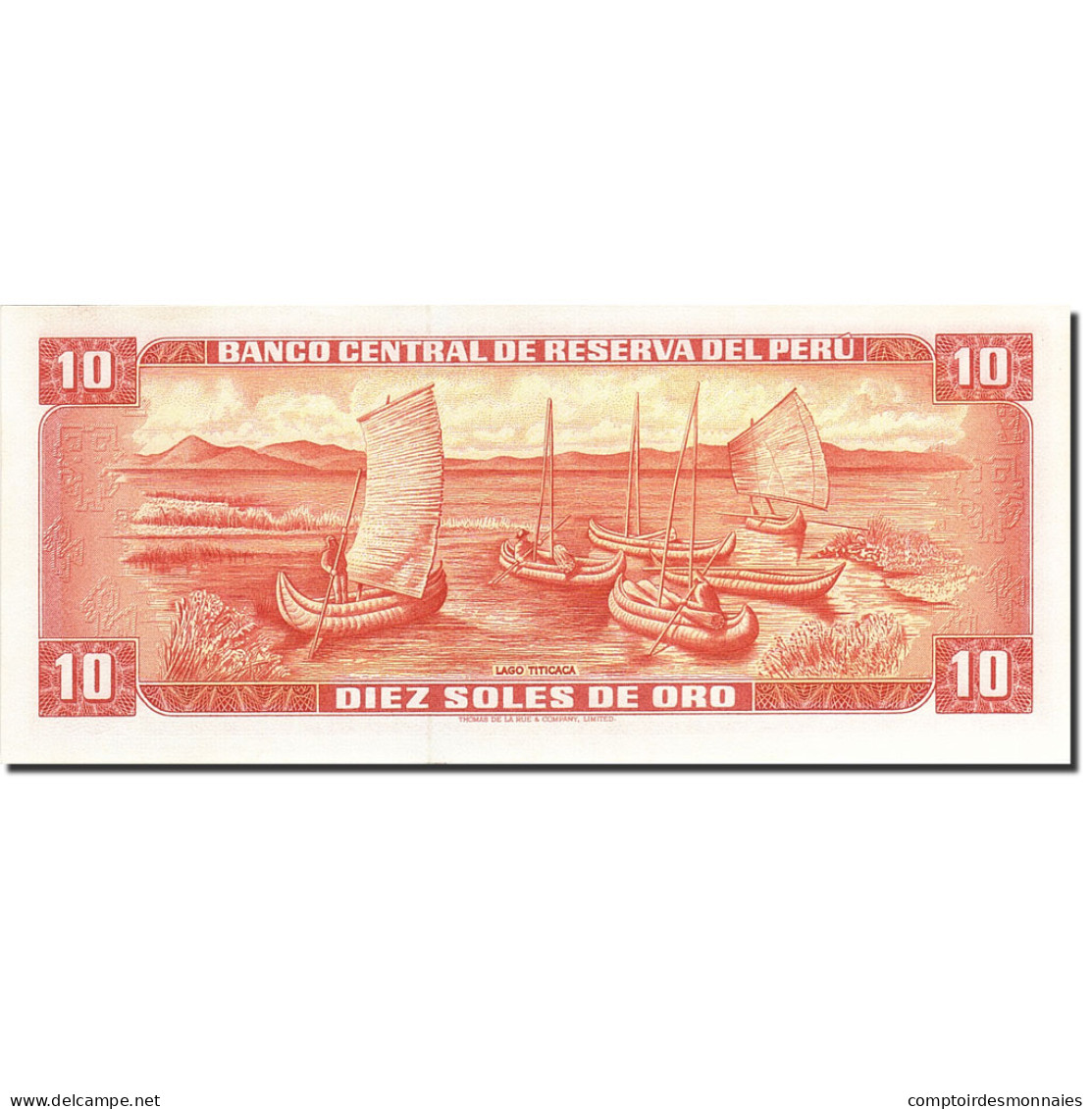 Billet, Pérou, 10 Soles De Oro, 1968, 1968-02-23, KM:93a, SPL - Peru