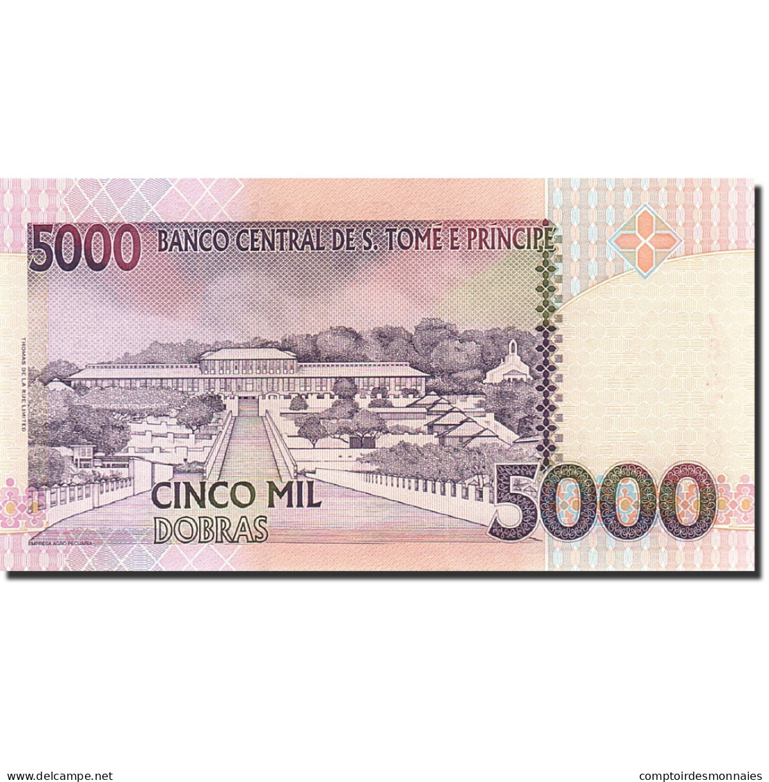 Billet, Saint Thomas And Prince, 5000 Dobras, 1996, 2004-08-26, KM:65b, NEUF - Sao Tome And Principe