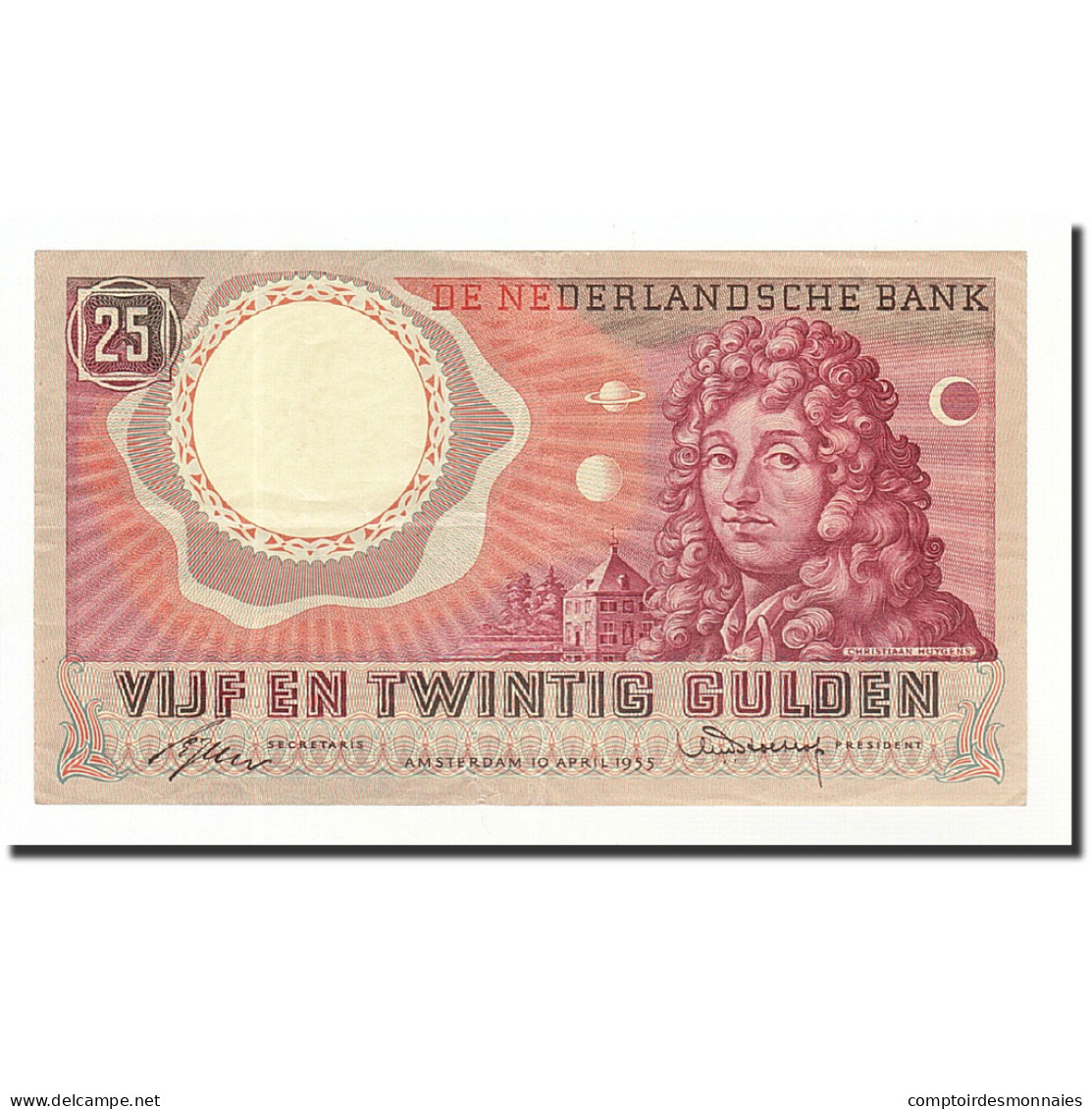 Billet, Pays-Bas, 25 Gulden, 1955-04-10, KM:87, SUP - 25 Gulden
