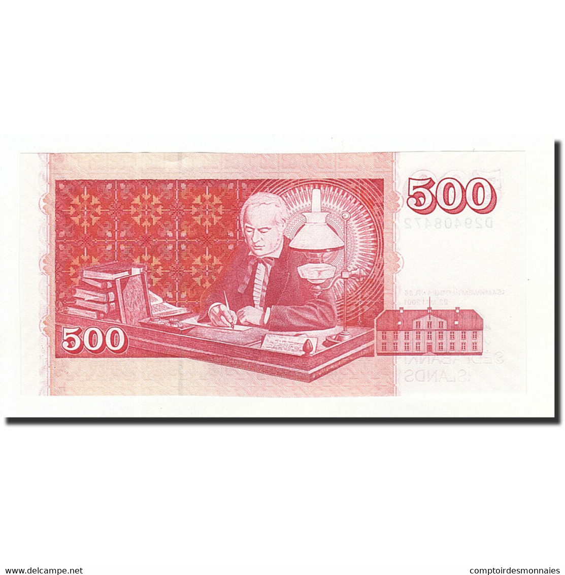 Billet, Iceland, 500 Kronur, 2001-05-22, KM:55a, NEUF - Islande