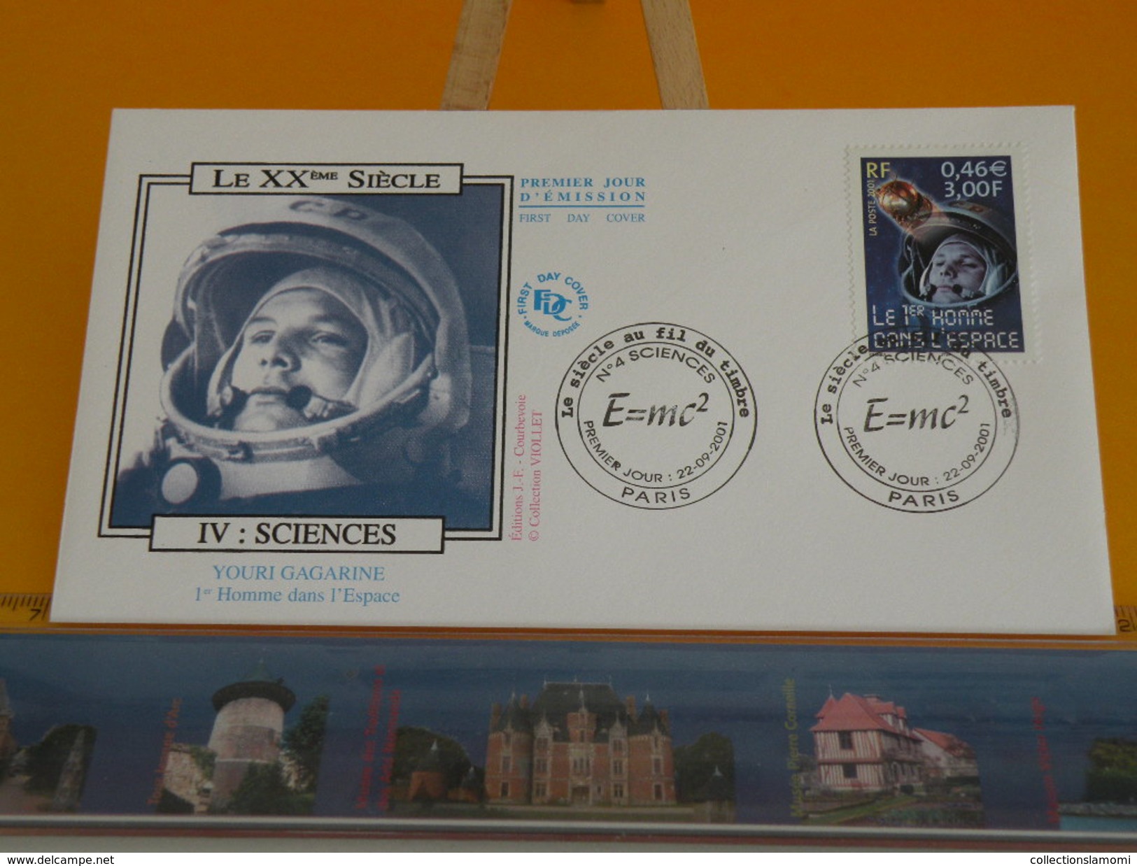 FDC > 2000-2009 - Le XXème Siècle IV: Sciences - Paris - 22.9.2001 - 1er Jour, Coté 17 &euro; Lot 5 FDC - 2000-2009