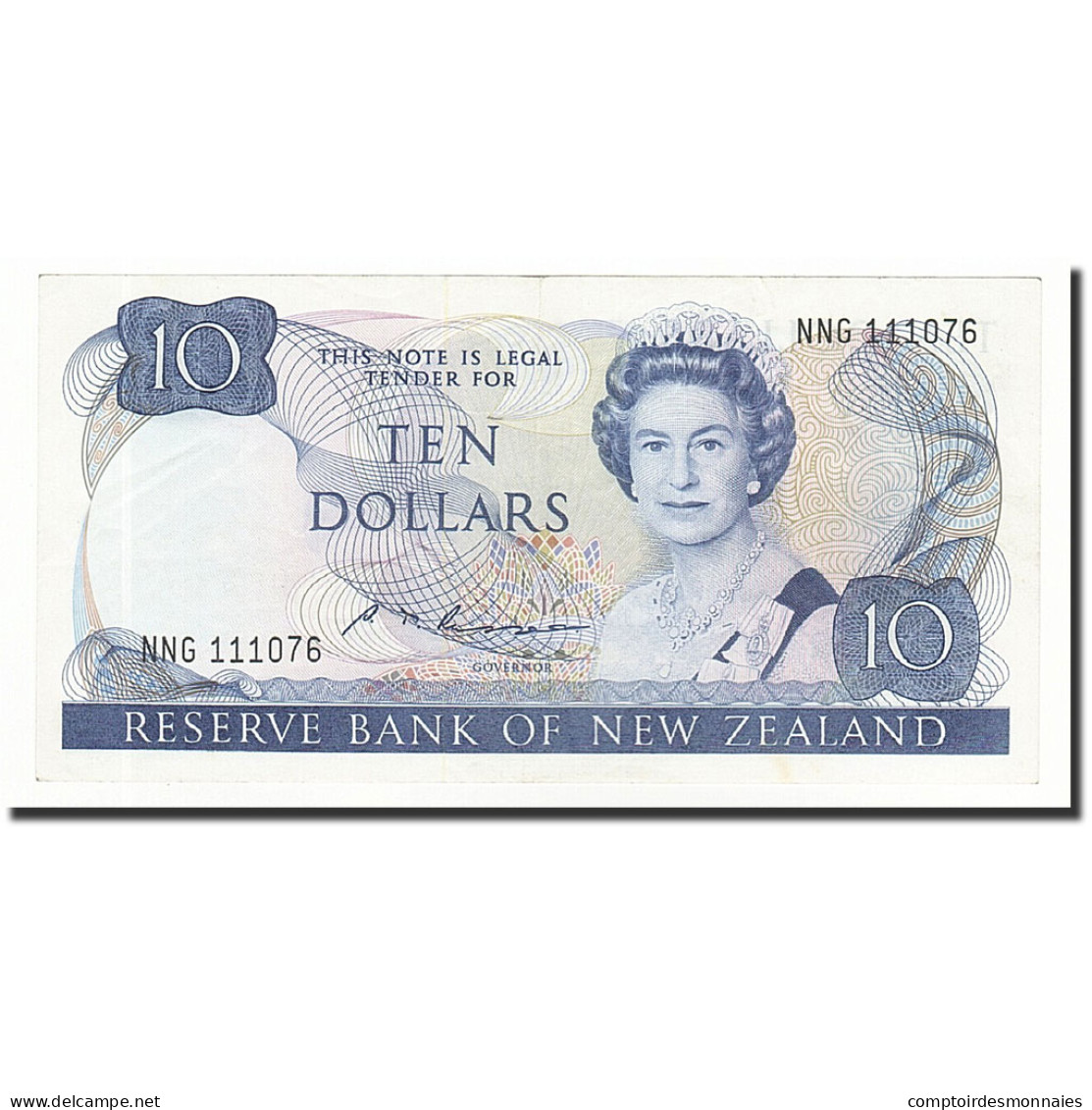 Billet, Nouvelle-Zélande, 10 Dollars, 1985-1989, Undated, KM:172b, SUP - Neuseeland