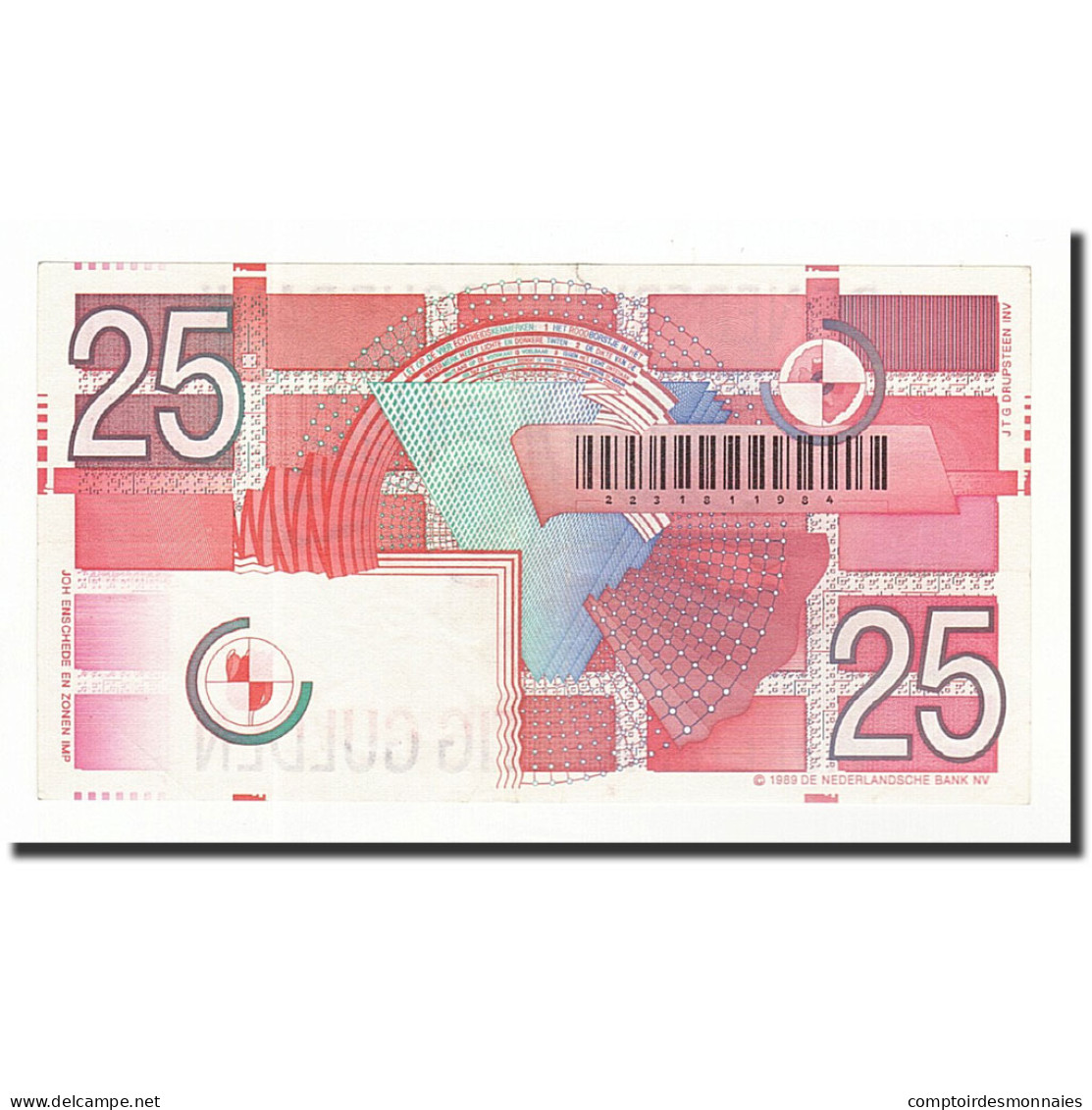 Billet, Pays-Bas, 25 Gulden, 1999-04-05, KM:100, SUP+ - 25 Gulden